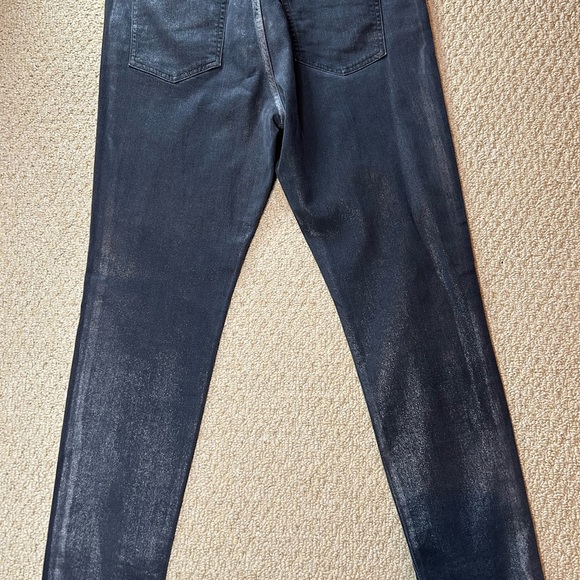 Lauren Ralph Lauren Metallic Black Classic Skinny Jeans - Picture 8 of 8